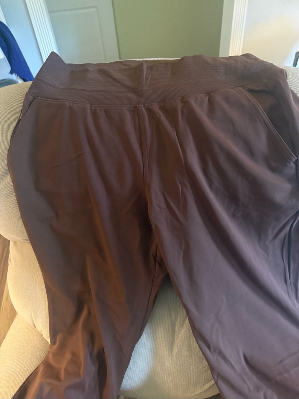Athleta Dark Brown Track Pants
